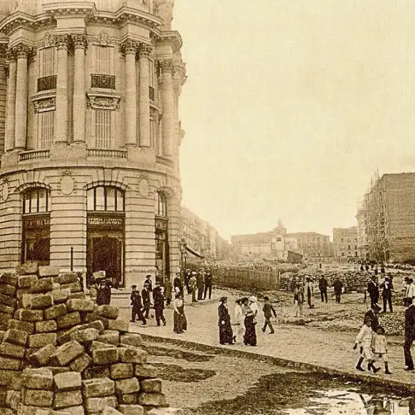 Inicio de la construcción de la Gran Vía 