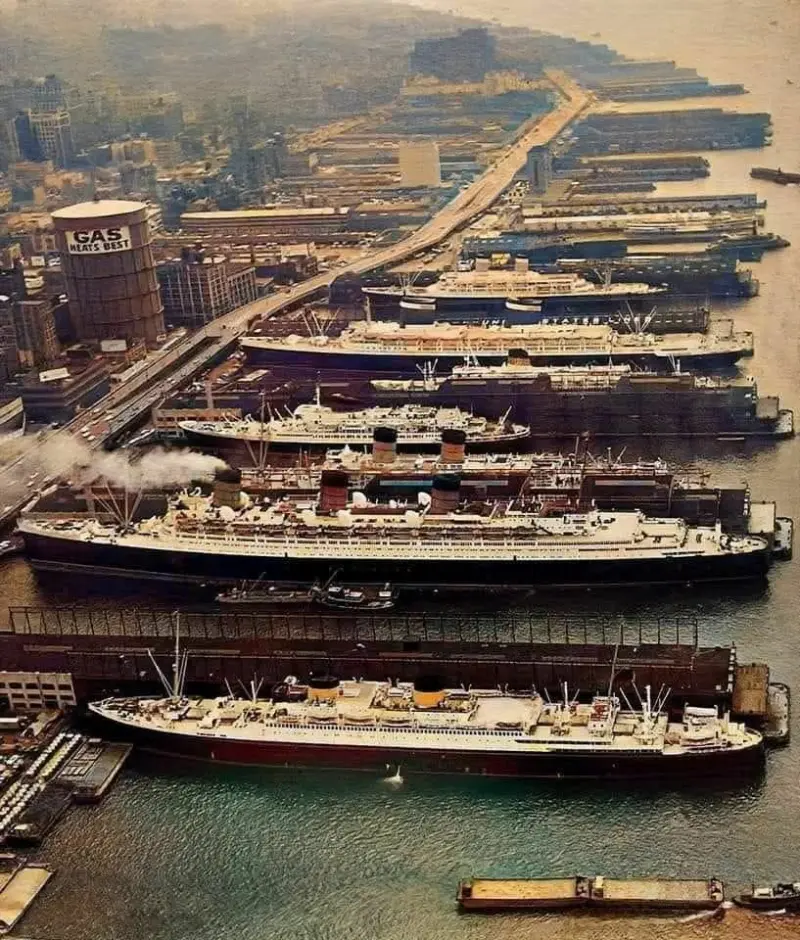 Luxury Liner Row on the west side.