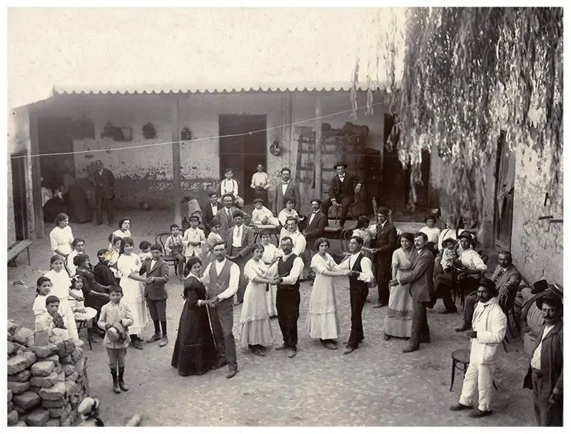 Baile en una finca mendocina.
