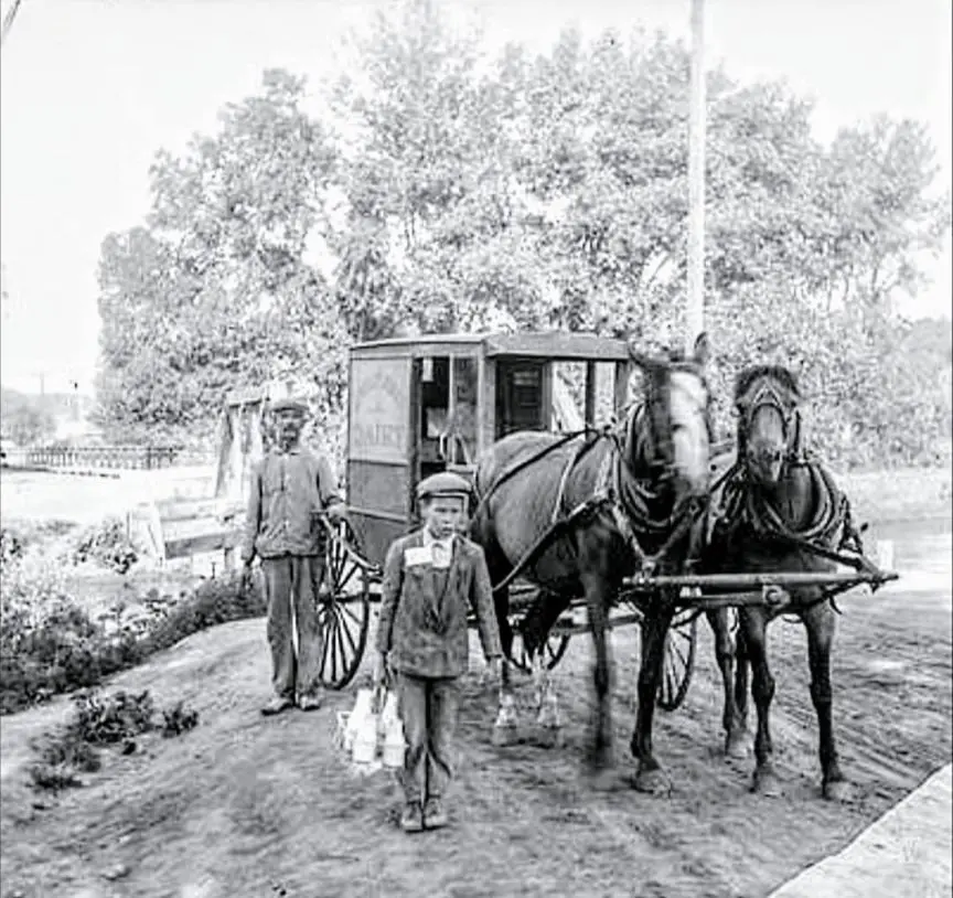 A milkman and his assistant A milkman and his assistant
