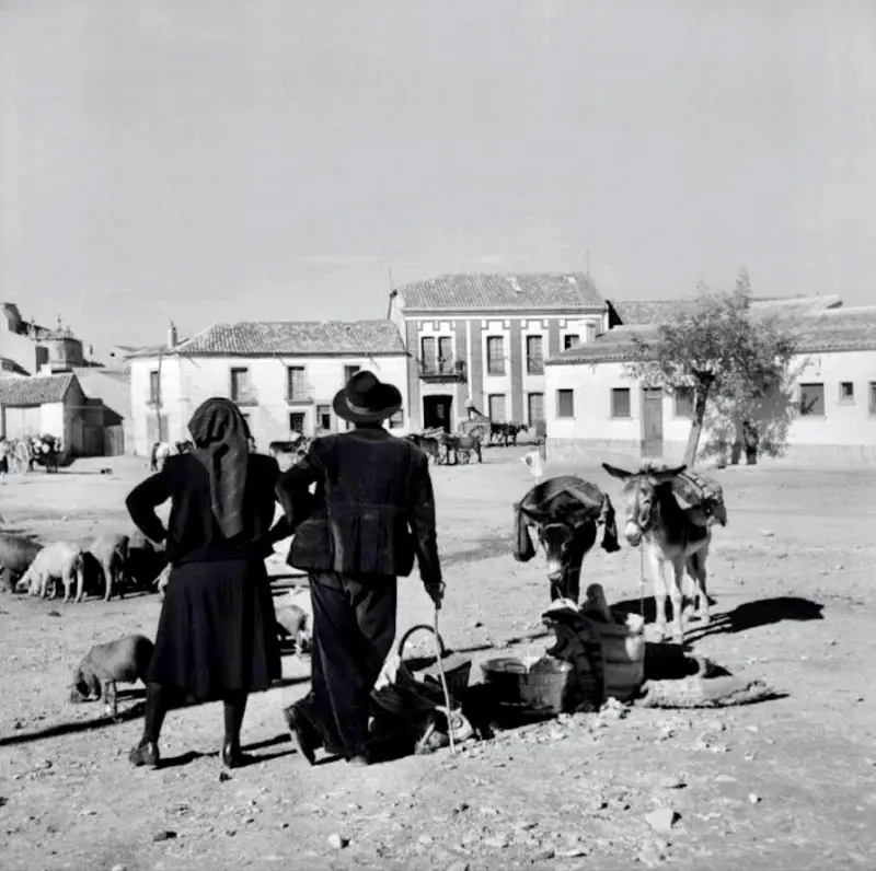 Escena en el mercado