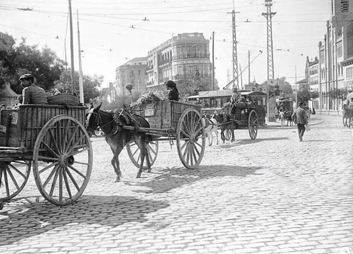 Glorieta de Cuatro Caminos.