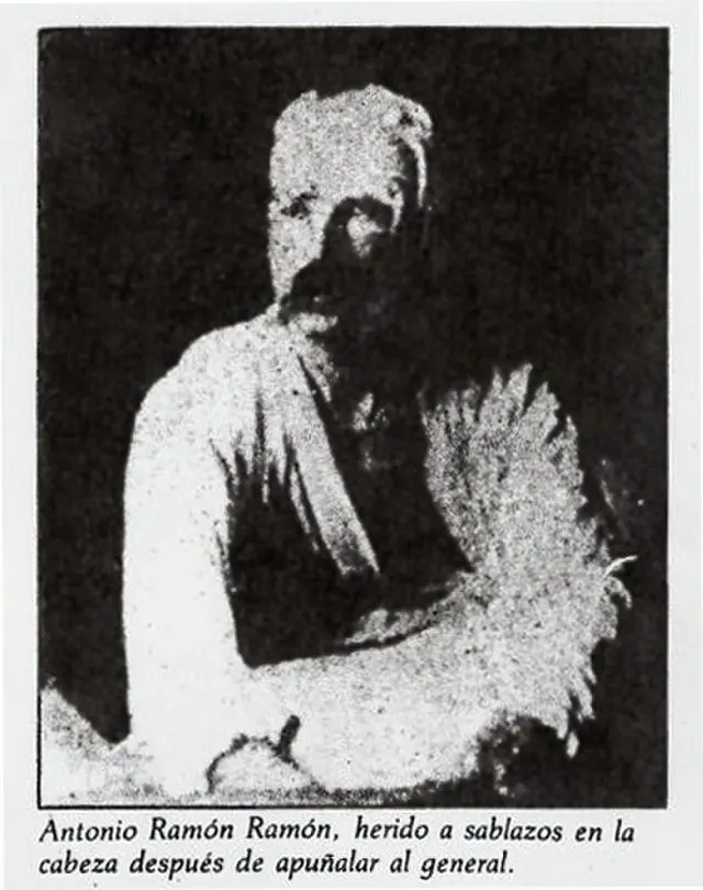 Antonio Ramón Ramón tras el atentado