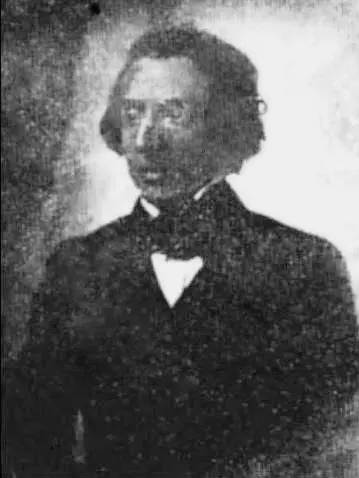 The first photograph taken to Frederic Chopin, one of the two known images of the artist.