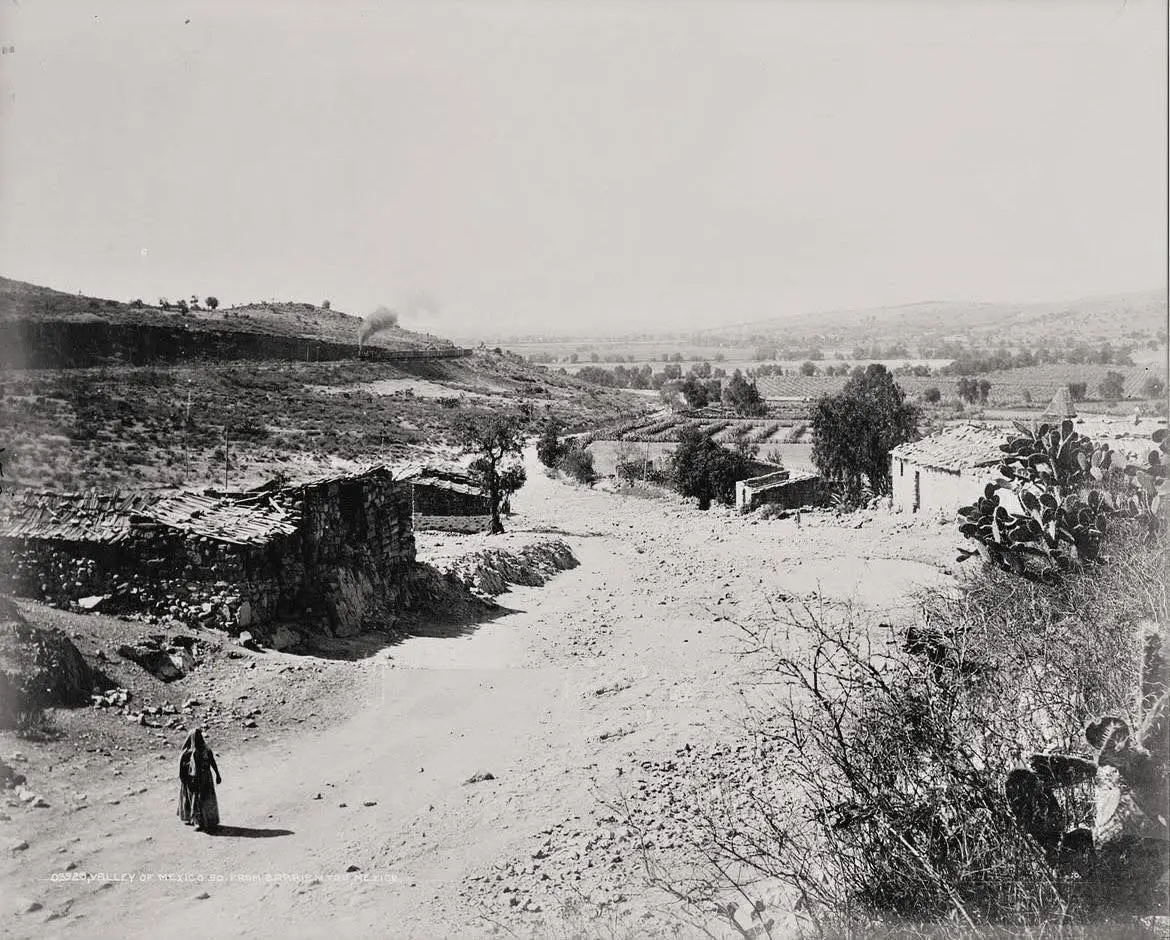 Camino rural en San Pedro Barrientos