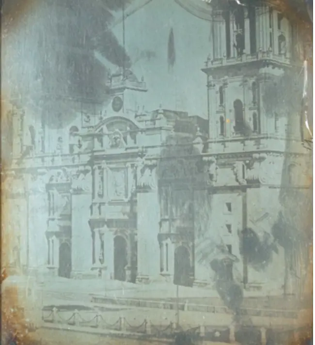 Un de las primeras fotografías de México DF