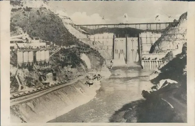 The Bhakra Dam Under Construction