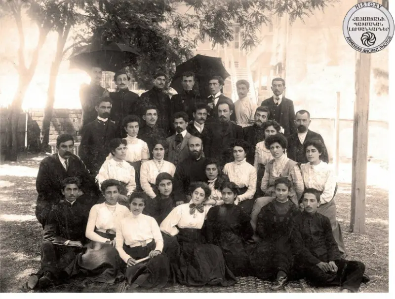 Komitas Vardapet with choir