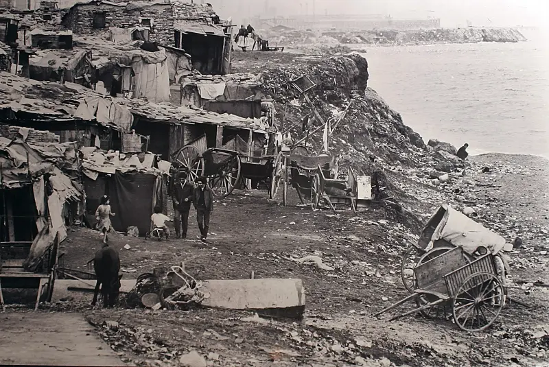 Playas de Barcelona en 1947