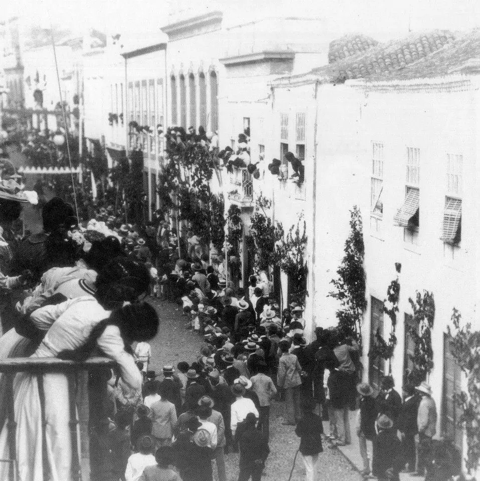 Bajada de La Virgen - Carrera de sortijas. 