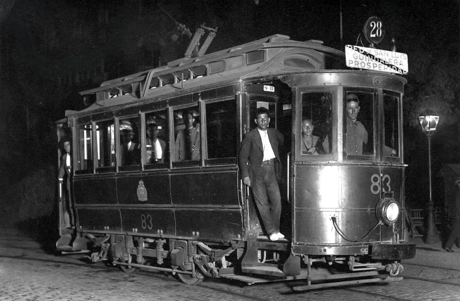 Tranvía de la línea 28 