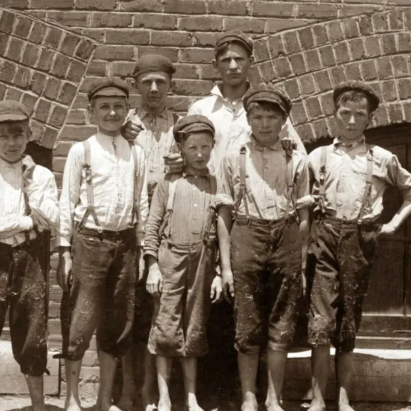Young Mill Workers
