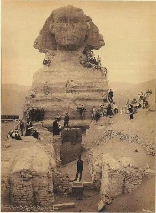 Excavations of the Statue of the Sphinx