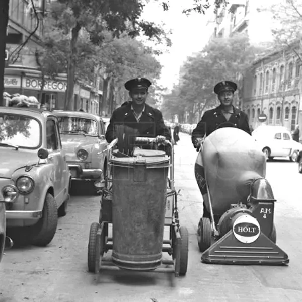 Operarios del servicio de limpieza