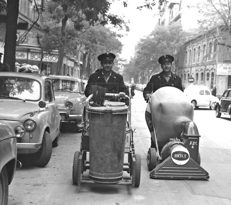 Operarios del servicio de limpieza