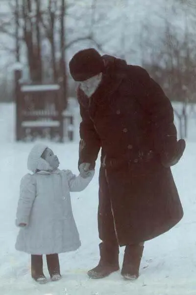 Leo Tolstoy and his granddaughter Tatyana