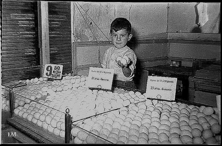 Una hueveria a precio tasado