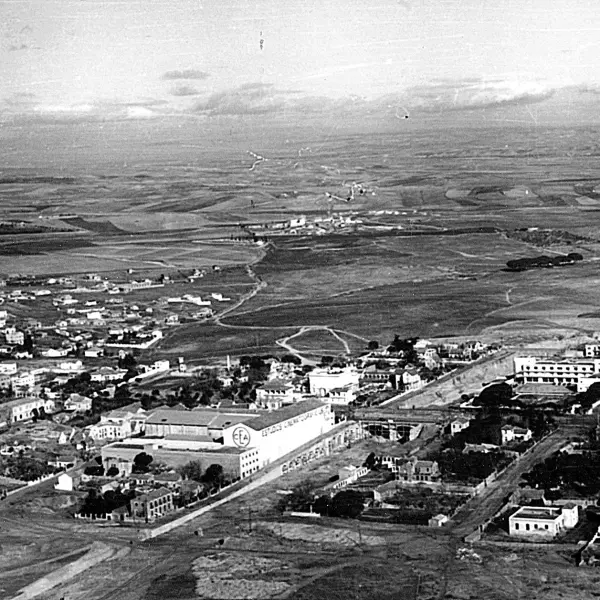 Vista aérea de la Ciudad Lineal