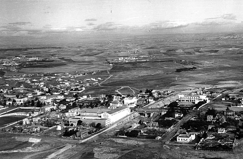 Vista aérea de la Ciudad Lineal
