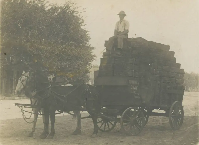 Downings Dray Line Co. Wagon