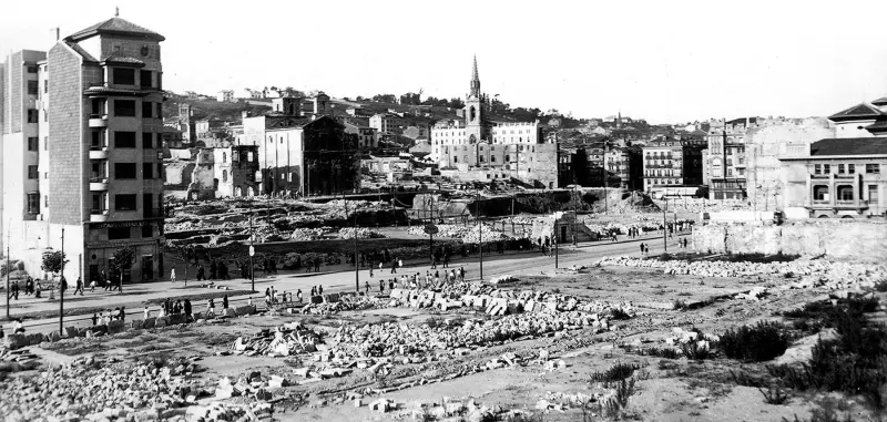LIMPIEZA TRAS EL GRAN INCENDIO