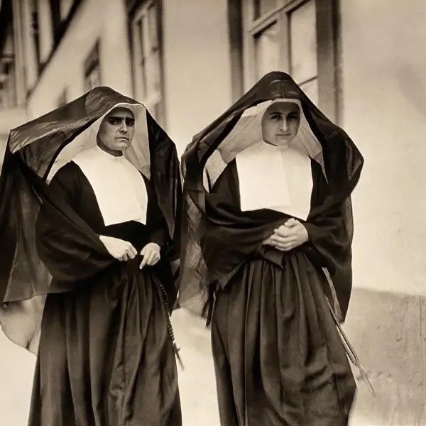 Retrato de dos monjas. Retrato de dos monjas.