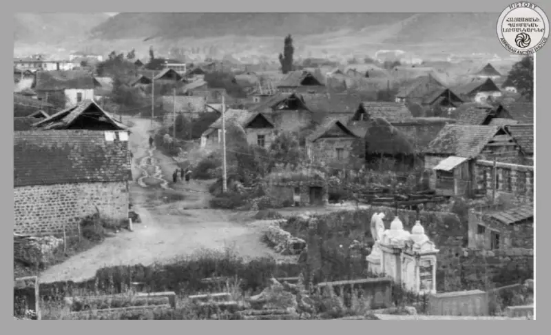 View from the Church of the Holy Theotokos towards the districts of Kirovakan (Vanadzor)