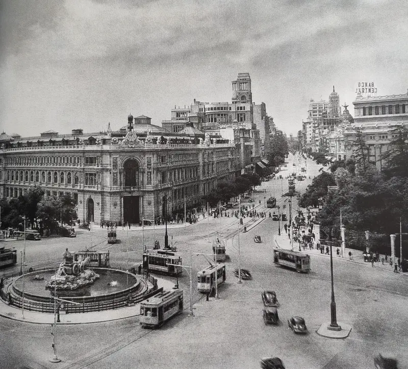 Vista de la Plaza de Cibeles