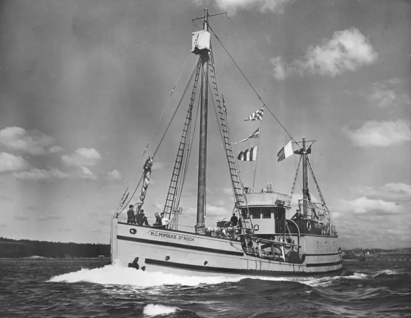 Royal Canadian Mounted Police schooner "St. Roch"