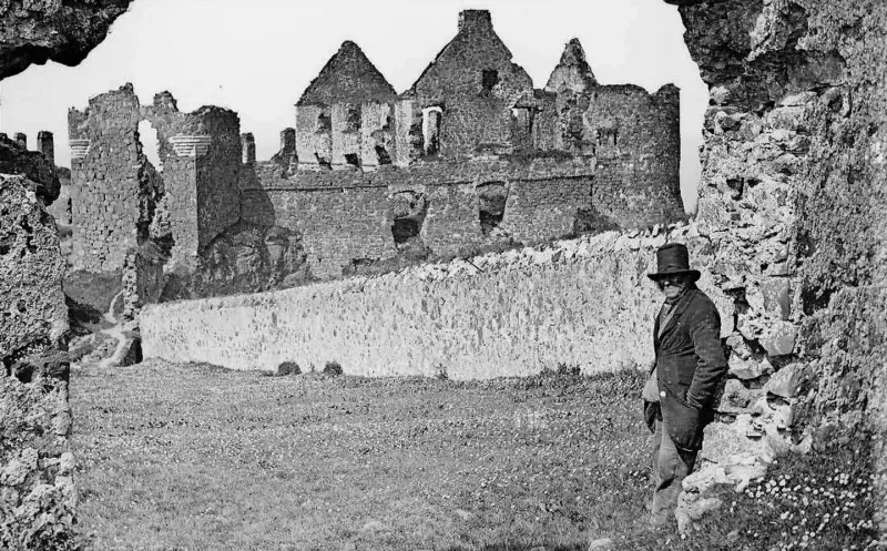 Ruins of Dunluce Castle.