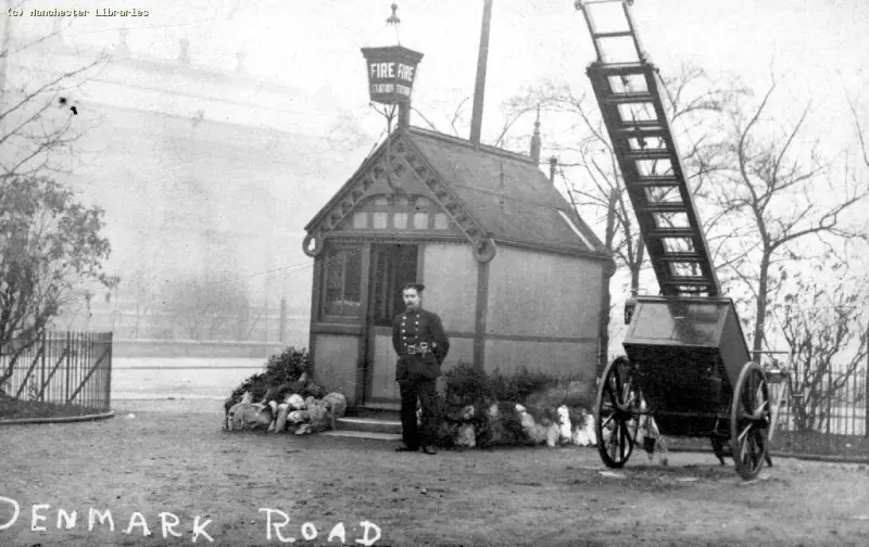 Fireman at Moss Side