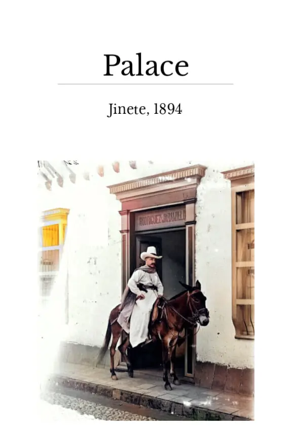 JINETE EN LA AV. PALACE