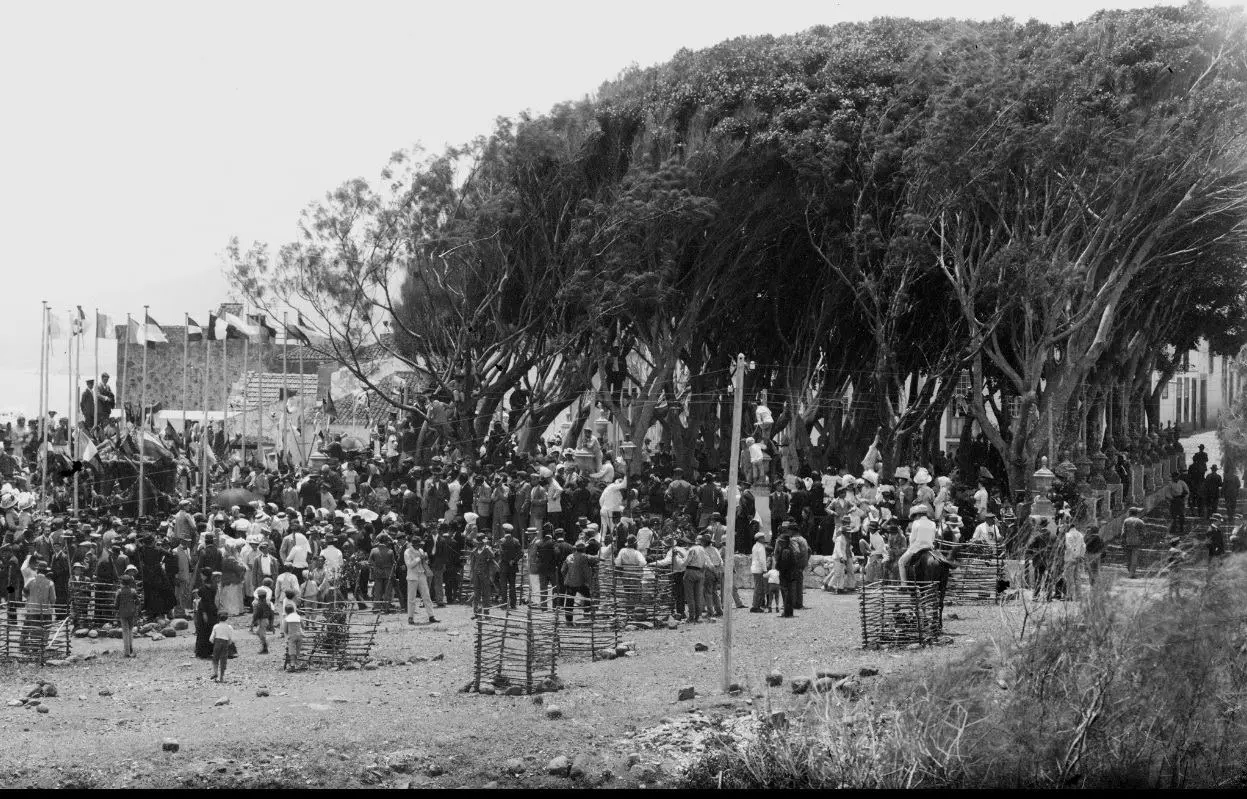 Celebración en Santa Cruz de La Palma.