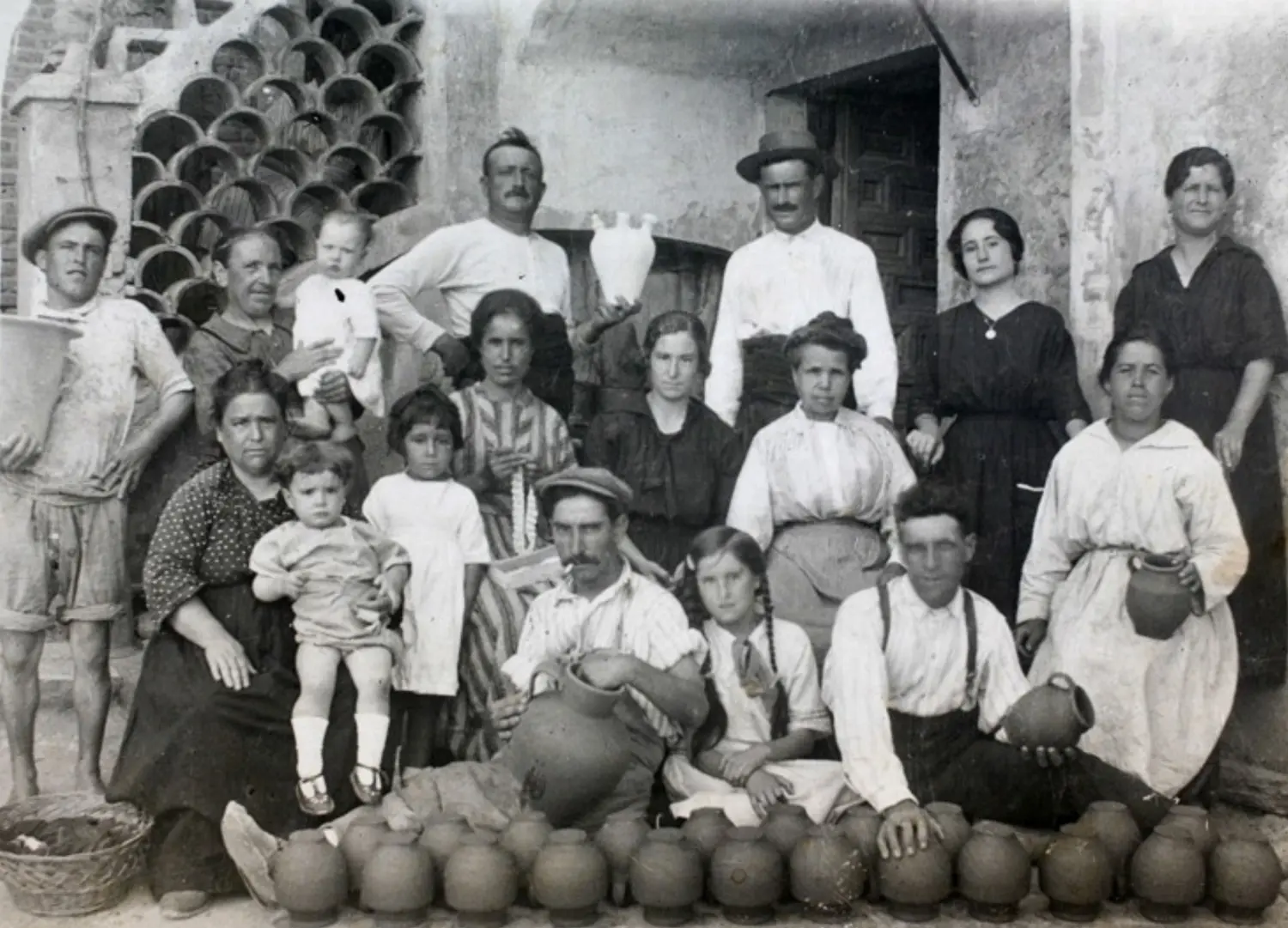 Familia de alfareros 