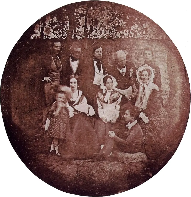 Karel Chotek with his family