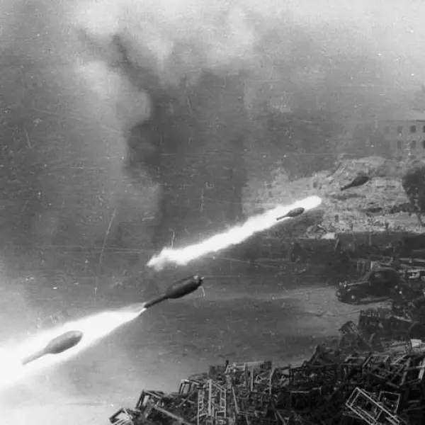 German Nebelwerfer rockets
