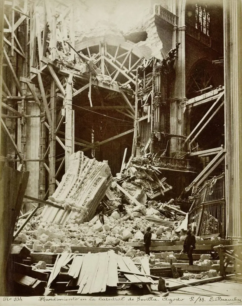 hundimiento en la Catedral de Sevilla