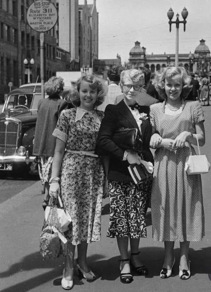 Three Ladies Walking