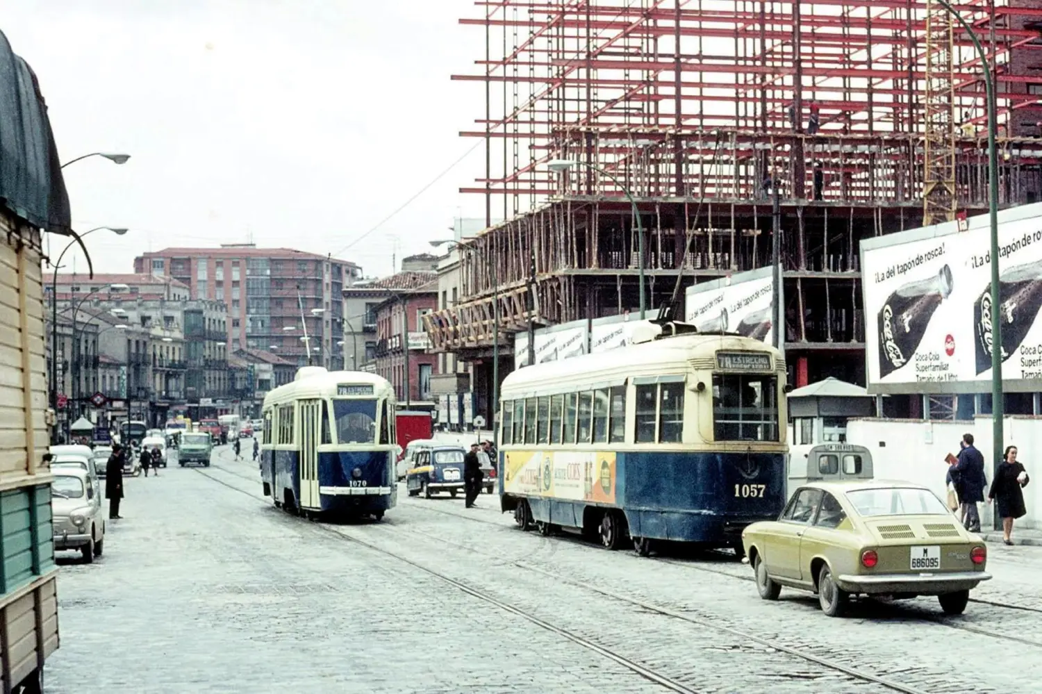 Dos tranvías Fiat 