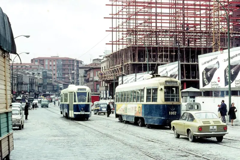 Dos tranvías Fiat 