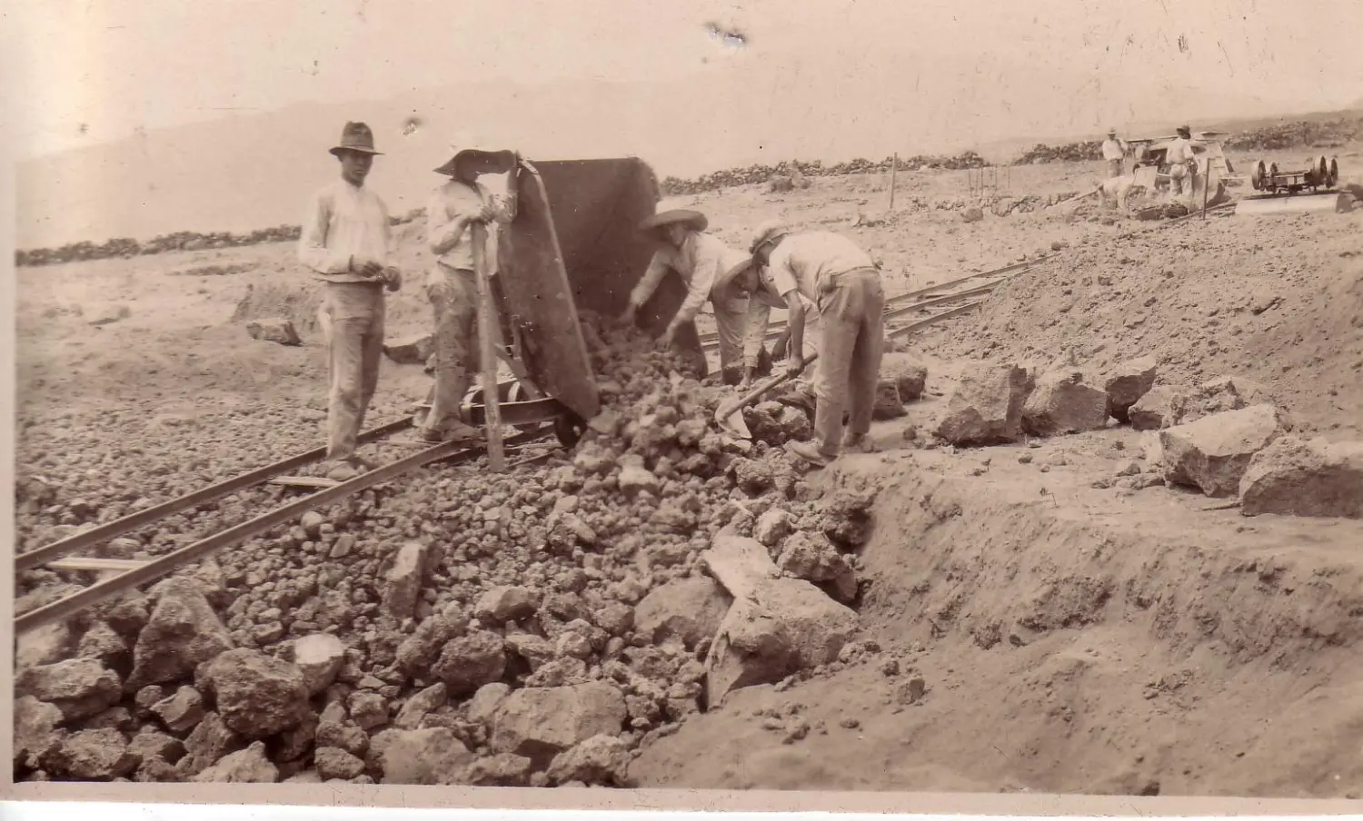 Trabajadores de don Armando Yanes Carrillo
