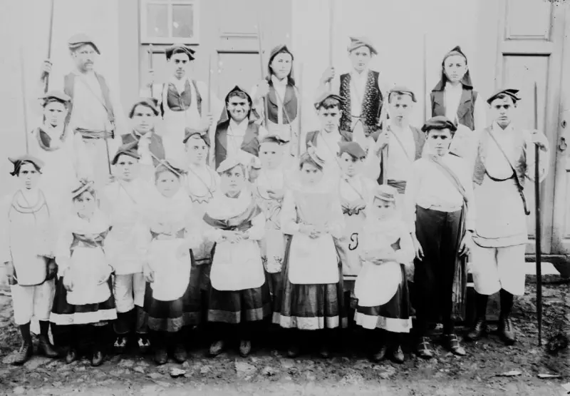 Pastores y pastoras en la Nochebuena