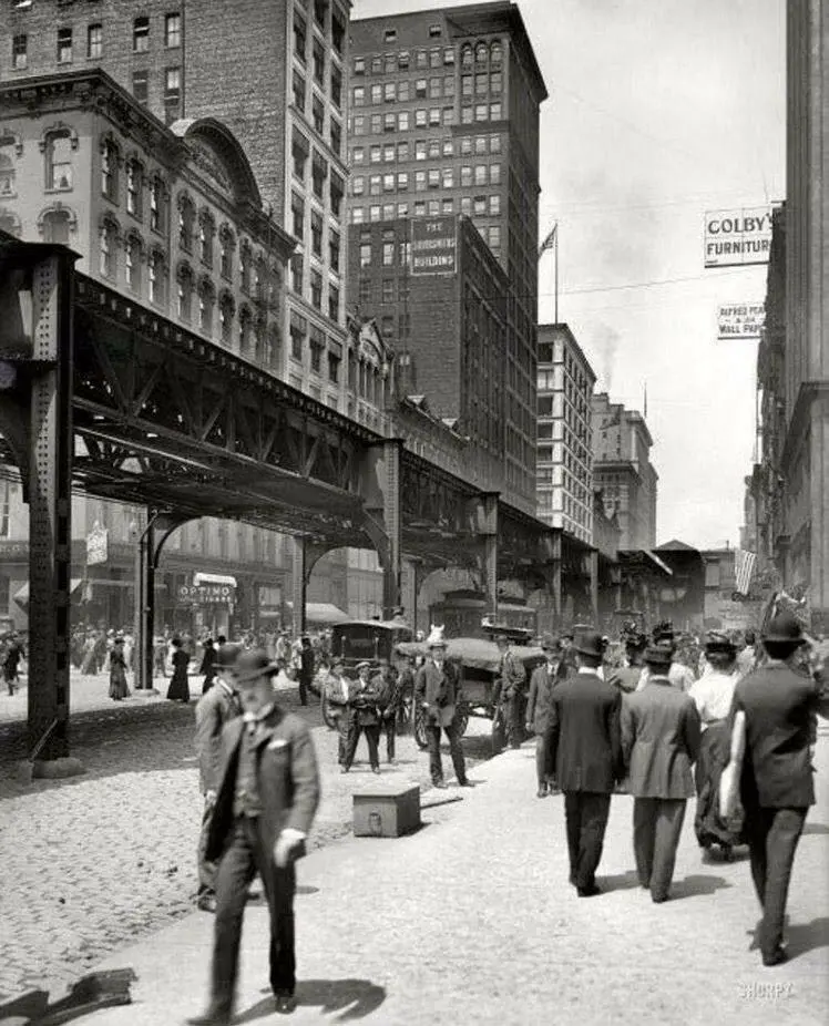 Untitled photo of Chicago in 1907