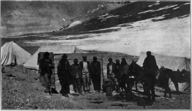 Mineros chilenos en Piedra Parada