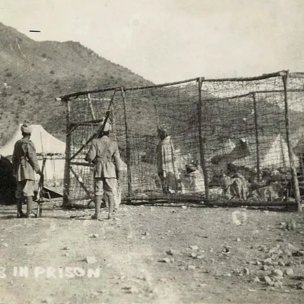 Captured Mahsud tribesmen