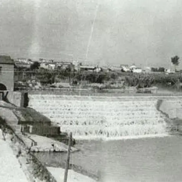 Azud de la acequia de Rovella