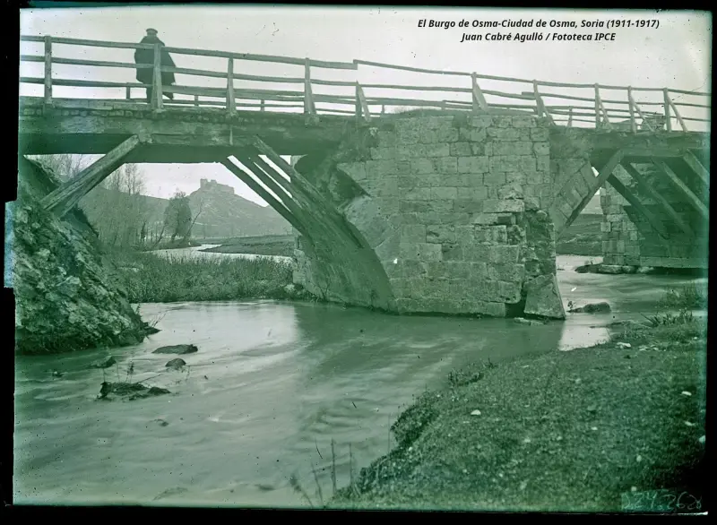 El antiguo puente de El Burgo de Osma