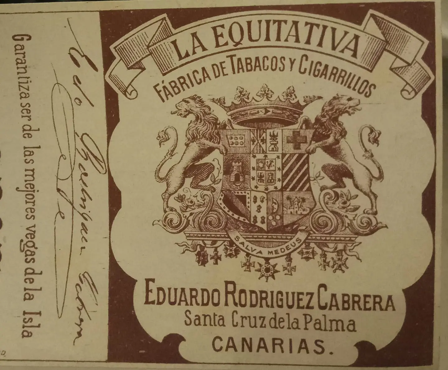 Fábrica de tabacos y cigarrillos "La Equitativa".