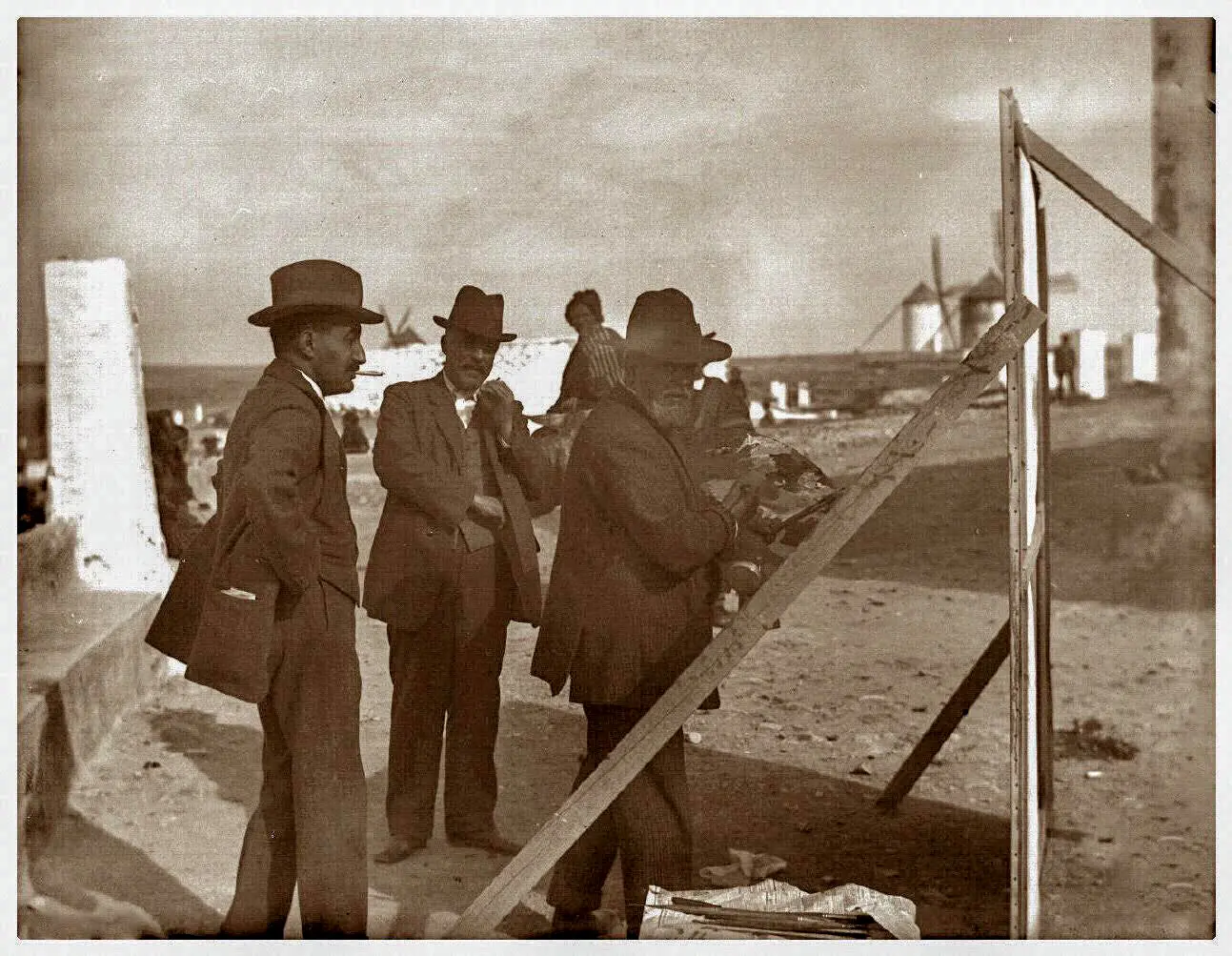 Sorolla pintando un cuadro