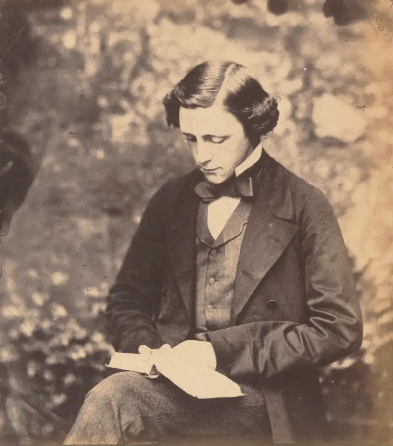 Lewis Carroll self-portrait, aged 24 at that time